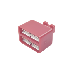 Clip de puente, para uso con regletas s66 de Siemon, de 1 par, color r