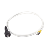 Patch cord reforzado industrial (ruggedized), cat6a blindado S/FTP, cm/ls0h, 3 ft