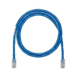 Cable de parcheo UTP Categoría 5e, con plug modular en cada extremo - 1.5 m. - Azul