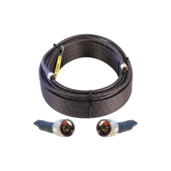 Jumper coaxial con cable wilson-400, conector N macho en los extremos,
