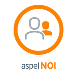 Aspel NOI 10.0 actualización paquete base 1 usuario 99 empresas (físico)