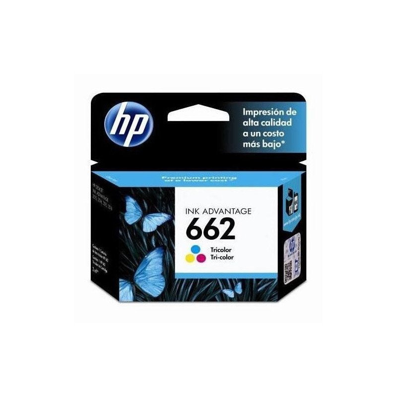 Cartucho de tinta tricolor HP 662 Cartucho de tinta tricolor HP 662