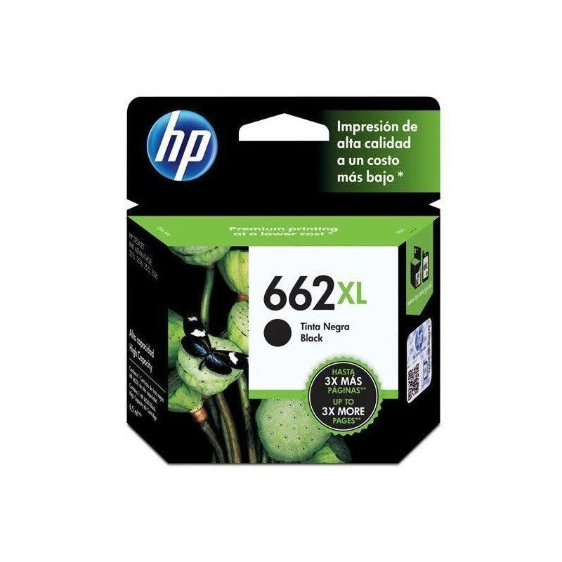 Cartucho de tinta negro HP 662xl Cartucho de tinta negro HP 662xl