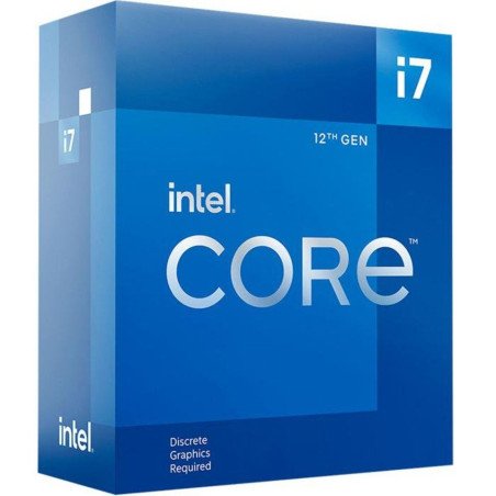 Procesador Intel i7-12700F - Intel Core i7-12700F, Alder Lake 2.10GHz (4.90GHz Turbo), 8 núcleos, LGA 1700, 25 MB