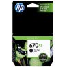 Cartucho de tinta negro HP 670xl