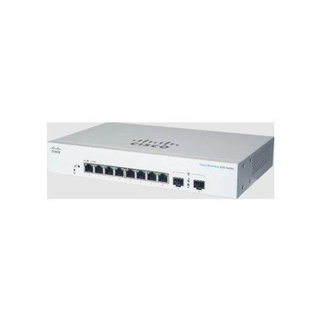 Switch Cisco CBS220-8T-E-2G-NA - blanco, 8 puertos