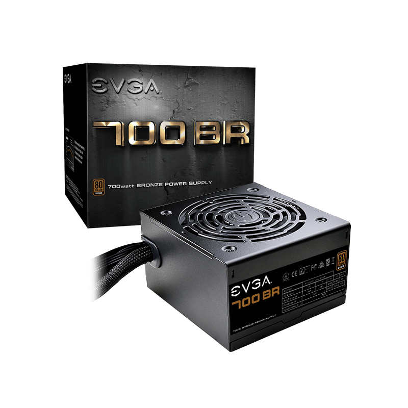 Fuente de poder EVGA 100-BR-0700-K1 - negro Fuente de poder EVGA 100-BR-0700-K1 - negro