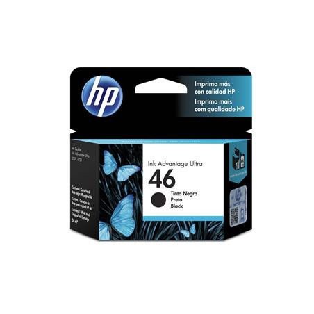 HP 46 HP CZ637AL, Negro, DeskJet Ink Advantage Ultra 2529