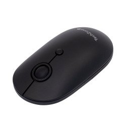 Kit teclado y mouse inalámbrico TechZone TZCOMBINA05 - negro, 20 m, 1000-1600 y 2400 DPI