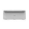 Teclado Logitech MX Keys Mini, Mini, RF Wireless + Bluetooth, Switch de tecla de tijera, Aluminio, Blanco