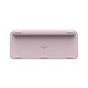 Teclado Logitech MX Keys Mini, Mini, RF Wireless + Bluetooth, Switch de tecla de tijera, Rosa