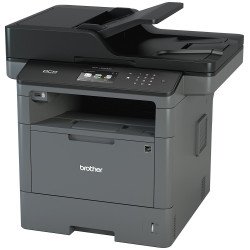 Multifuncional láser monocromática Brother DCPL5650DN, 42 ppm dúplex, red, USB, cama oficio, ciclo 50000