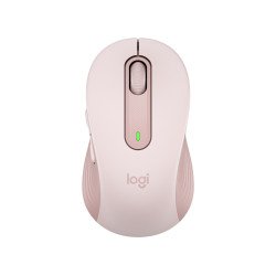 Mouse Logitech Signature M650, mano derecha, Óptico, RF inalámbrica + Bluetooth, 2000 DPI, Rosa