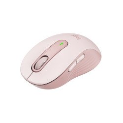 Mouse Logitech Signature M650, mano derecha, Óptico, RF inalámbrica + Bluetooth, 2000 DPI, Rosa