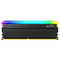 Memoria RAM Adata XPG Spectrix D45G - DDR4 16GB UDIMM 3600MHz, con iluminación RGB. Disipador negro. Np. AX4U360016G18I-cbkd45g