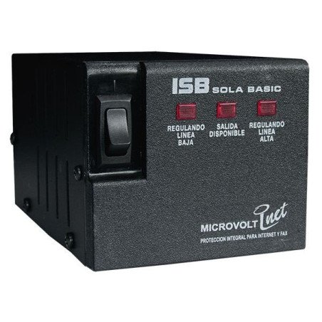 Regulador iNet 1200W, prot. telefónica, 4 contactos