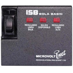 Regulador iNet 1200W, prot. telefónica, 4 contactos