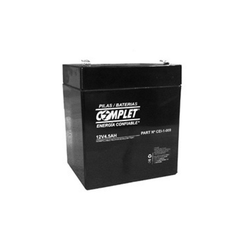 Batería plomo ácido complet cei-1-009 12vcc 4.5ah