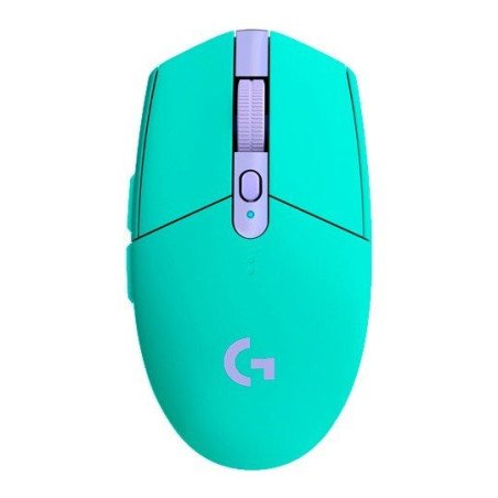 Mouse Logitech G305 Menta/violeta óptico inalámbrico para gaming con tecnología Lightspeed USB