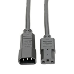 Cable de alimentación Tripp-Lite para servicio pesado para PDU, c13 a c14, 15a, 250v, 14 AWG, 3.05 m [10 pies], negro p005-010