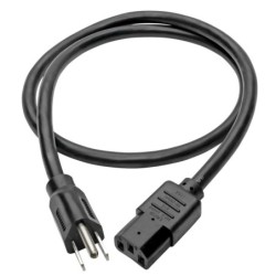 Cable de Alimentación Tripp-Lite P007-003 - 0.9 m, Negro