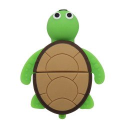 Memoria flash USB 32GB - tortuga cafe Brobotix 190432-28, café, 32 GB, USB tipo a