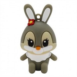 Memoria flash USB 32GB - coneja gris Brobotix 190432-8, 32 GB, USB tipo a