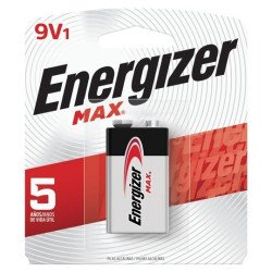 Pila alcalina Energizer 9v de 9 volts 1 pieza