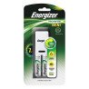 Cargadores de pila Energizer contiene 2 pilas AA Cargadores de pila Energizer contiene 2 pilas AA