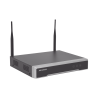 NVR 4 megapixel, 4 canales IP, 1 bahía de disco duro, 2 antenas wi-fi, salida de vídeo full HD