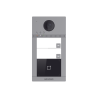 Videoportero IP wifi (ip65 + IK08) con llamada y apertura desde app Hik-connect, soporta 2 departamentos, PoE estándar, interfaz