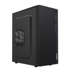 Gabinete Quaroni frente ABS negro tipo rejilla, micro aTX, mini iTX, f