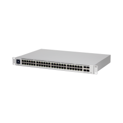 Unifi switch usw-pro-48, capa 3 de 48 puertos gigabit RJ-45 + 4 puertos 1/10g  SFP+, pantalla informativa