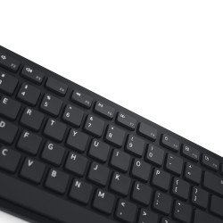 Kit teclado y mouse KM5221W inalámbrico Dell de 105 teclas en español modelo color negro