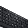 Kit teclado y mouse KM5221W inalámbrico Dell de 105 teclas en español modelo color negro