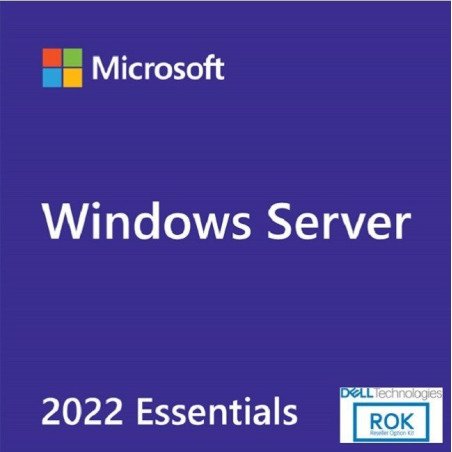 Windows Server Dell ESSENTIALS, 1 licencia, ROK, 10 CORE compatible con Servidores Dell.