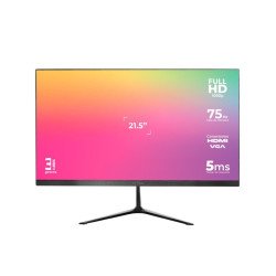 Monitor Acteck Captive Vivid SP215 - 21.5 pulgadas, 200-250 cd, 1920 x 1080 Pixeles, 5-8 ms, Negro