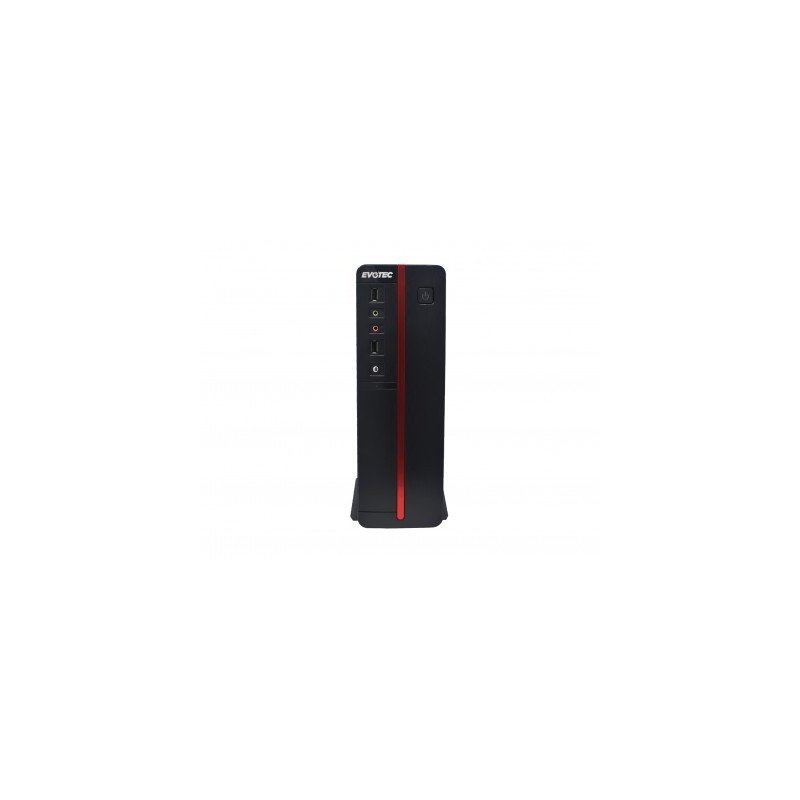 Gabinete Evotec Viena Slim - Gabinete, m-ATX, Negro, 600 W
