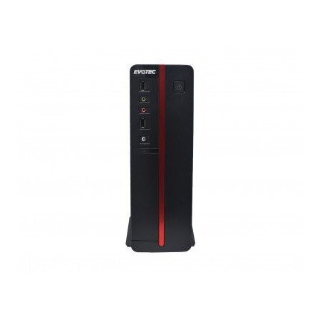 Gabinete Evotec Viena Slim - Gabinete, m-ATX, Negro, 600 W