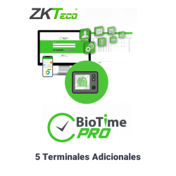 Licencia Vitalicia para Agregar 5 Terminales Adicionales