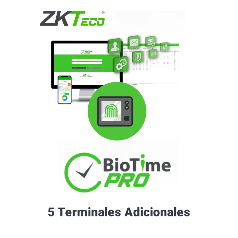 Licencia Vitalicia para Agregar 5 Terminales Adicionales Licencia Vitalicia para Agregar 5 Terminales Adicionales