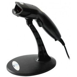 Lector de código de barras EC Line láser automático o manual incluye base negro USB