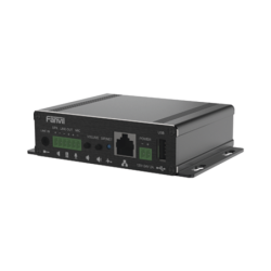 Gateway para voceo IP/SIP, entrada de audio (3.5 mm), salida de amplificador integrado de hasta 30w, puerto USB (reproducción de