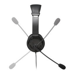 Auriculares USB-A Clásicos con Micrófono KENSINGTON K97601WW - Negro