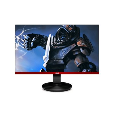 Monitor gamer AOC negro con rojo, 27 pulgadas, entrada HDMI, displayport, aspecto 16:9, tr 1 ms, AMD free sync, 144 Hz, resoluci