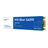 Unidad de estado sólido SSD WD blue m.2 2280 250GB SATA 3dnand 6GB/s lect 555MB/s escrit 440mb/s
