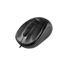 Mouse óptico alámbrico Easy Line by Perfect Choice negro USB compatible con Windows xpara vista, 7, Mac os