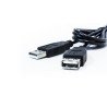 Cables Extensión USB Vorago - 1, 5 m, USB A, USB A, Macho/hembra, Negro