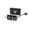 Lector de memoria Vorago - 480 Mbit/s, Negro