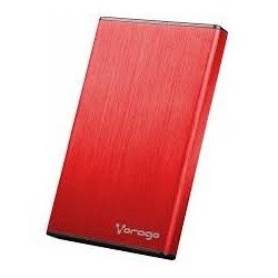 Enclosure Vorago HDD-201 - USB 3.0, 2.5 pulgadas, Rojo
